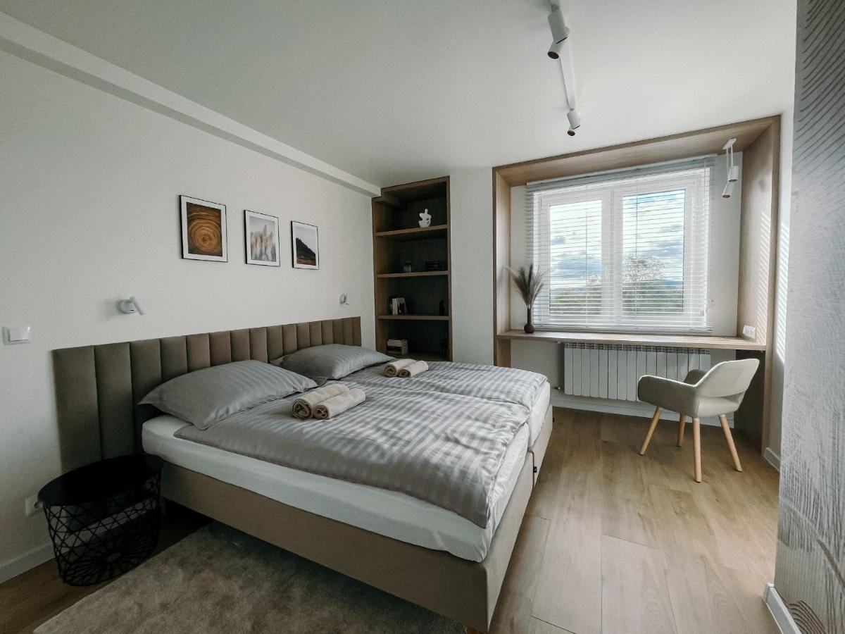 Penthouse Sloneczna Rapsodia - Blisko Parku Zdrojowego - Duzy Taras Na Dachu - Piekny Widok - Winda - Garaz Apartamento Rabka Exterior foto